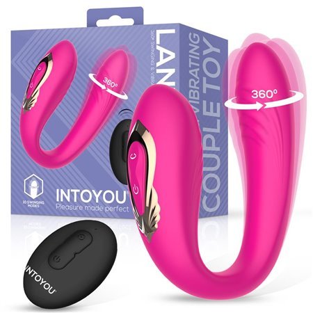 Vibrador Lanty para Casal com Oscilação 360º e Controle Remoto
