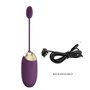Ovo vibratório Abner com aplicativo Lilás
