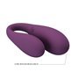 Vibrador para casais de agosto com aplicativo Lilás
