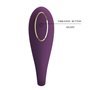 Vibrador para casais de agosto com aplicativo Lilás