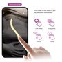 Vibrador para casais de agosto com aplicativo Lilás
