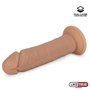 Silicone líquido vibrador realista dupla camada 8.5