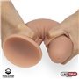 Silicone líquido vibrador realista dupla camada 8.5