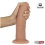 Silicone líquido vibrador realista dupla camada 8.25
