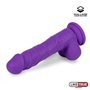 Silicone Líquido Vibrador Realista Camada Dupla 8 Roxo