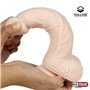 Vibrador Realista Silicone Líquido Dual Layer 8.25 Branco