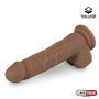 Silicone líquido realista do vibrador Dual Layer 8,25 Tan
