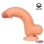 Vibrador retrátil realista de camada dupla 8.7