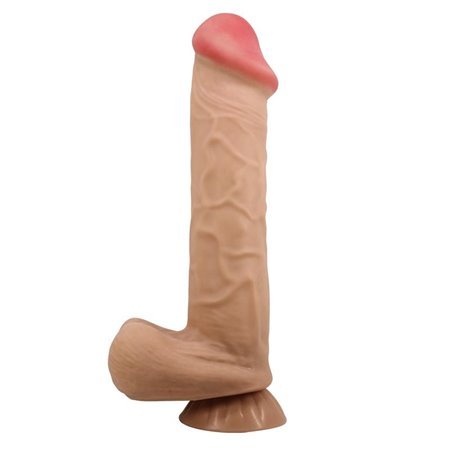Vibrador de pele deslizante realista 26 cm