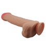 Vibrador de pele deslizante realista 26 cm