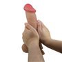 Vibrador de pele deslizante realista 26 cm
