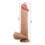 Vibrador de pele deslizante realista 26 cm