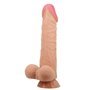 Vibrador de pele deslizante realista 24 cm