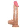 Vibrador de pele deslizante realista 24 cm