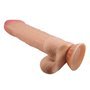 Vibrador de pele deslizante realista 24 cm