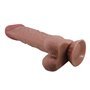 Vibrador de pele deslizante realista 24 cm