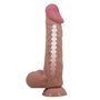 Vibrador de pele deslizante realista 24 cm