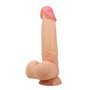 Vibrador de pele deslizante realista 21,8 cm