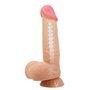 Vibrador de pele deslizante realista 21,8 cm