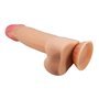 Vibrador de pele deslizante realista 21,8 cm