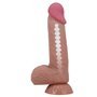 Vibrador de pele deslizante realista 20,6 cm