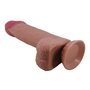 Vibrador de pele deslizante realista 20,6 cm