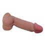 Vibrador de pele deslizante realista 20,6 cm