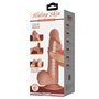 Vibrador de pele deslizante realista 20,6 cm