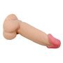 Vibrador realista com pele deslizante 19,4 cm