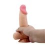 Vibrador realista com pele deslizante 19,4 cm