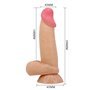 Vibrador realista com pele deslizante 19,4 cm