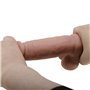Vibrador realista com pele deslizante 19,4 cm