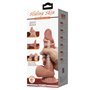 Vibrador realista com pele deslizante 19,4 cm