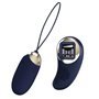 Ovo vibratório Mina com tela digital azul com controle remoto