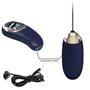Ovo vibratório Mina com tela digital azul com controle remoto