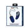 Ovo vibratório Mina com tela digital azul com controle remoto