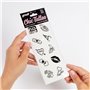 Conjunto de 10 tatuagens temporárias da coleção Candy