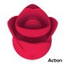 Estimulador vibratório Meryl Rose com motores de língua 2