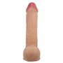 Vibrador realista com pele deslizante 23,4 cm