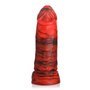 Dragão de Fogo Dragão Vermelho Escamoso Vibrador