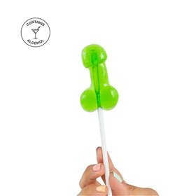 Pirulito de Pênis Sabor Caipirinha com Álcool