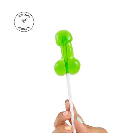 Pirulito de Pênis Sabor Caipirinha com Álcool