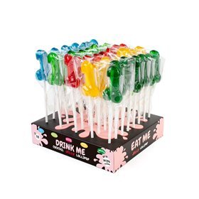 Display Pirulitos de Pênis com Sabores Álcool 40 unidades