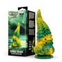 Tentacle Delight Vibrador Verde e Amarelo 22,4 cm - 8,8