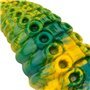 Tentacle Delight Vibrador Verde e Amarelo 22,4 cm - 8,8