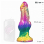 EPIC - IRIS DILDO COM TESTÍCULOS DE PRAZER ARCO-ÍRIS