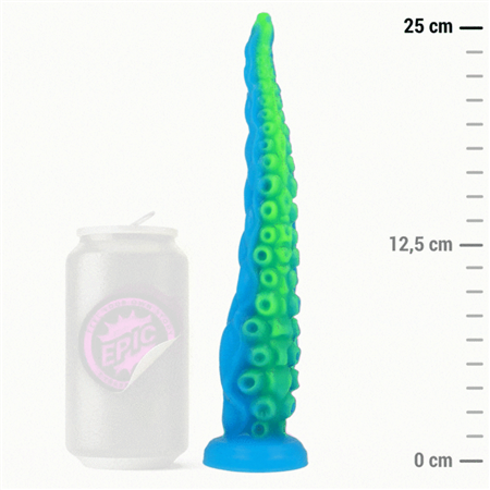 EPIC - SCYLLA FLUORESCENTE TENTCULO FINO DILDO TAMANHO PEQUENO