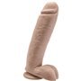 GET REAL - DILDO 25,5 CM COM BOLAS PELE