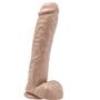 GET REAL - DILDO 28 CM COM BOLAS PELE