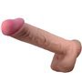 PRETTY LOVE - SÉRIE SLIDING SKIN DILDO REALÍSTICO COM VENTOSA DESLIZANTE PELE MARROM 26 CM